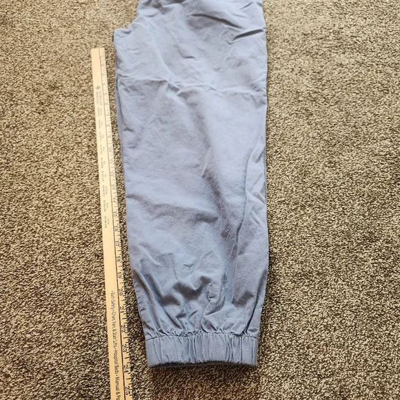 Halara Mid Rise Button Zipper Side Pocket Casual Cotton Joggers Size Large - Picture 7 of 7